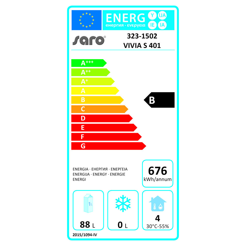 Saro Koelwerkbank | 109l | 1 Deur (1/1 Gn) | +2°c/+8°c | Geforceerd | 0.23kw | 435x700x870/890(h)mm