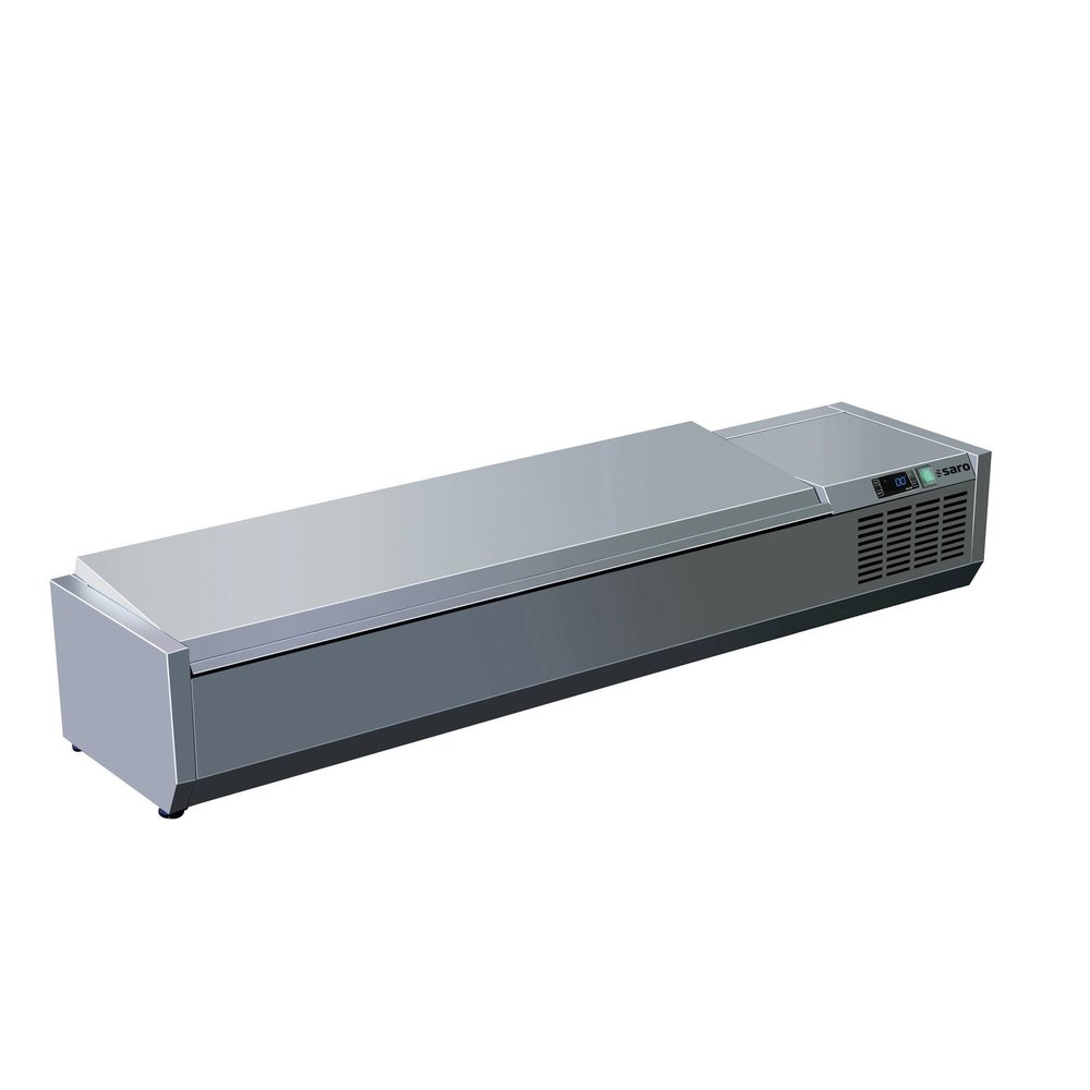 Saro Opzetkoelvitrine | 6x 1/3 GN | +2 / +8 °c | 1400x395x280(h)mm