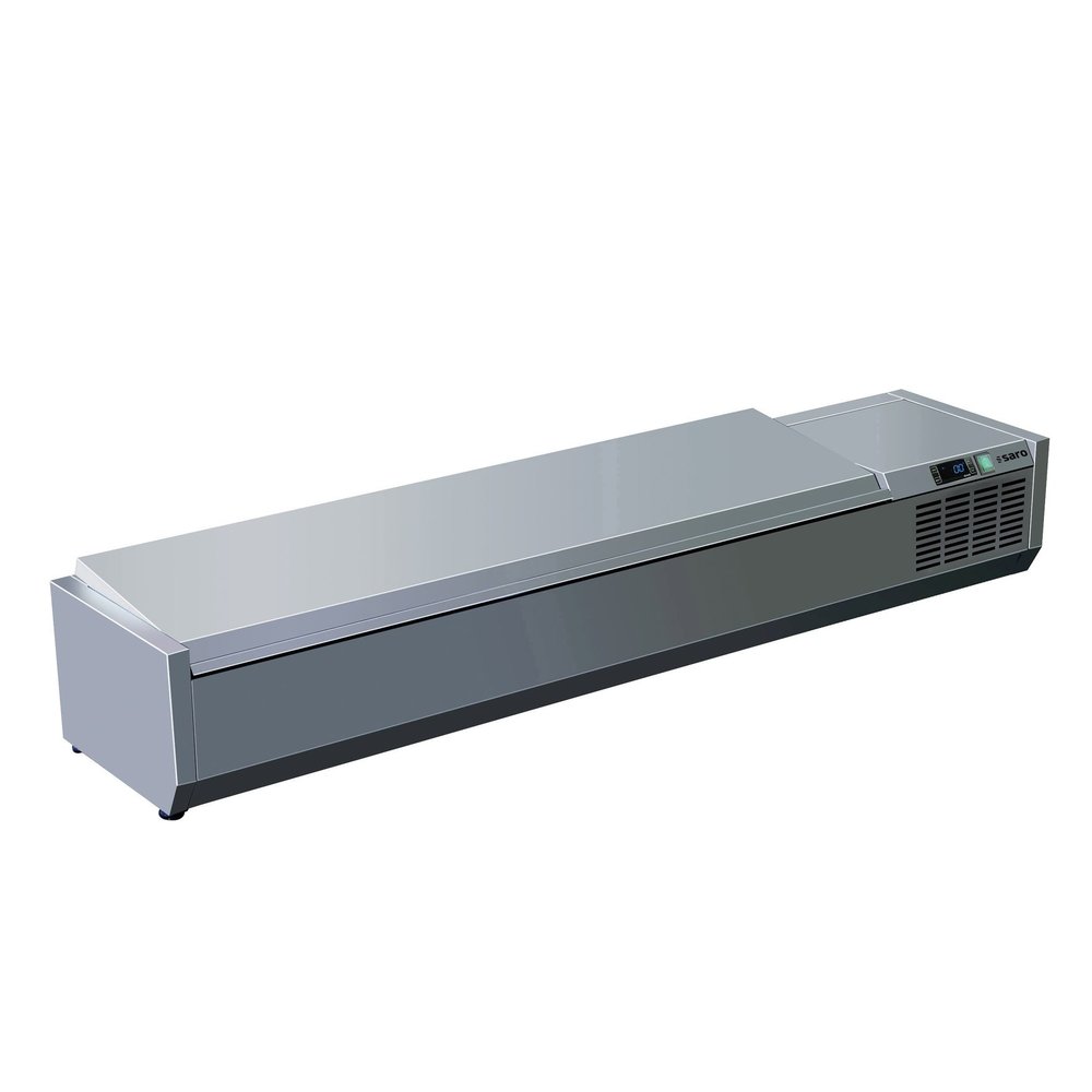 Saro Opzetkoelvitrine | 8x 1/3 GN | +2 / +8 °c | 1800x395x280(h)mm