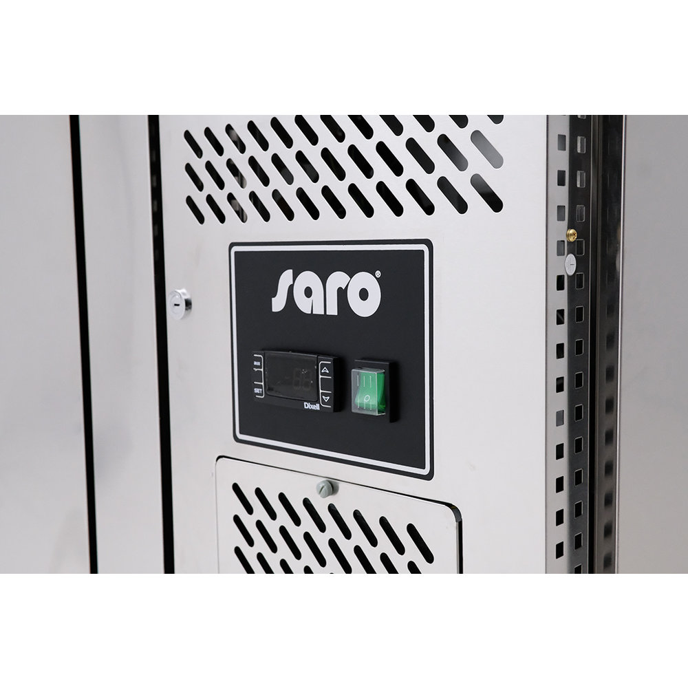 Saro Koelwerkbank | 464l | 3 Glasdeuren (1/1 Gn) | +2°c/+8°c | Geforceerd | 0.35kw | 1795x700x890/950(h)mm