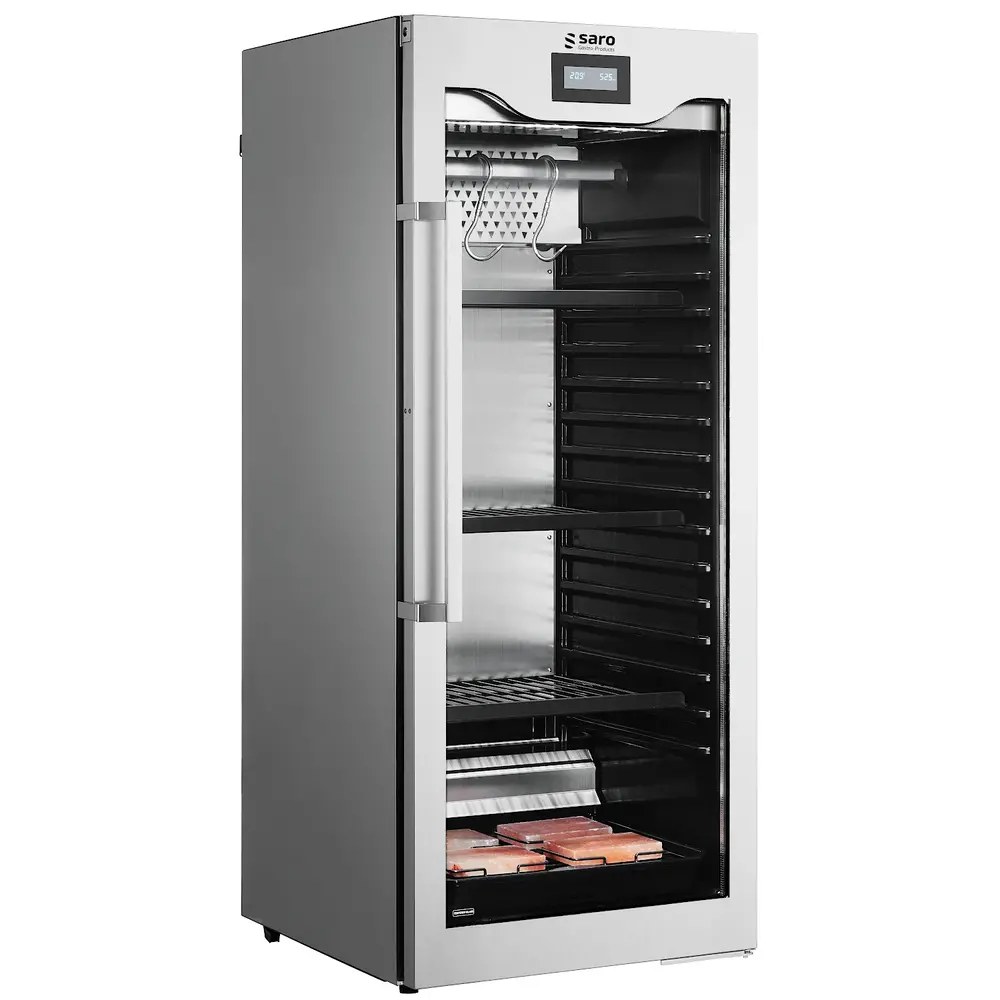 Saro Dry Aging Kast | 480l | Rvs | 0°c/+25°c | Geforceerd | Vochtigheid Instelbaar | Touchscreen | 700x810x1662(h)mm