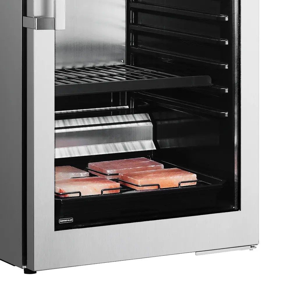 Saro Dry Aging Kast | 480l | Rvs | 0°c/+25°c | Geforceerd | Vochtigheid Instelbaar | Touchscreen | 700x810x1662(h)mm