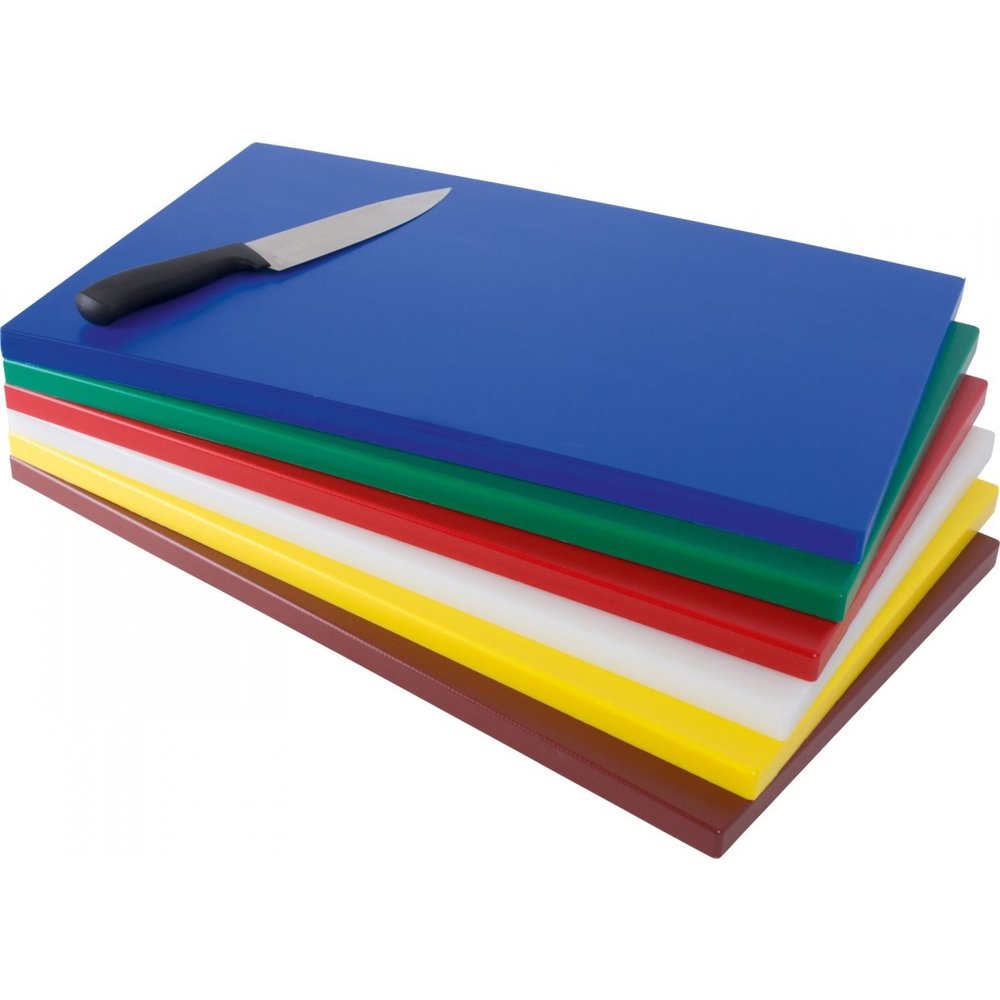Saro Broodsnijplank | Polyethyleen | Wit | 1/1 GN | Haccp | 530x325x18(h)mm