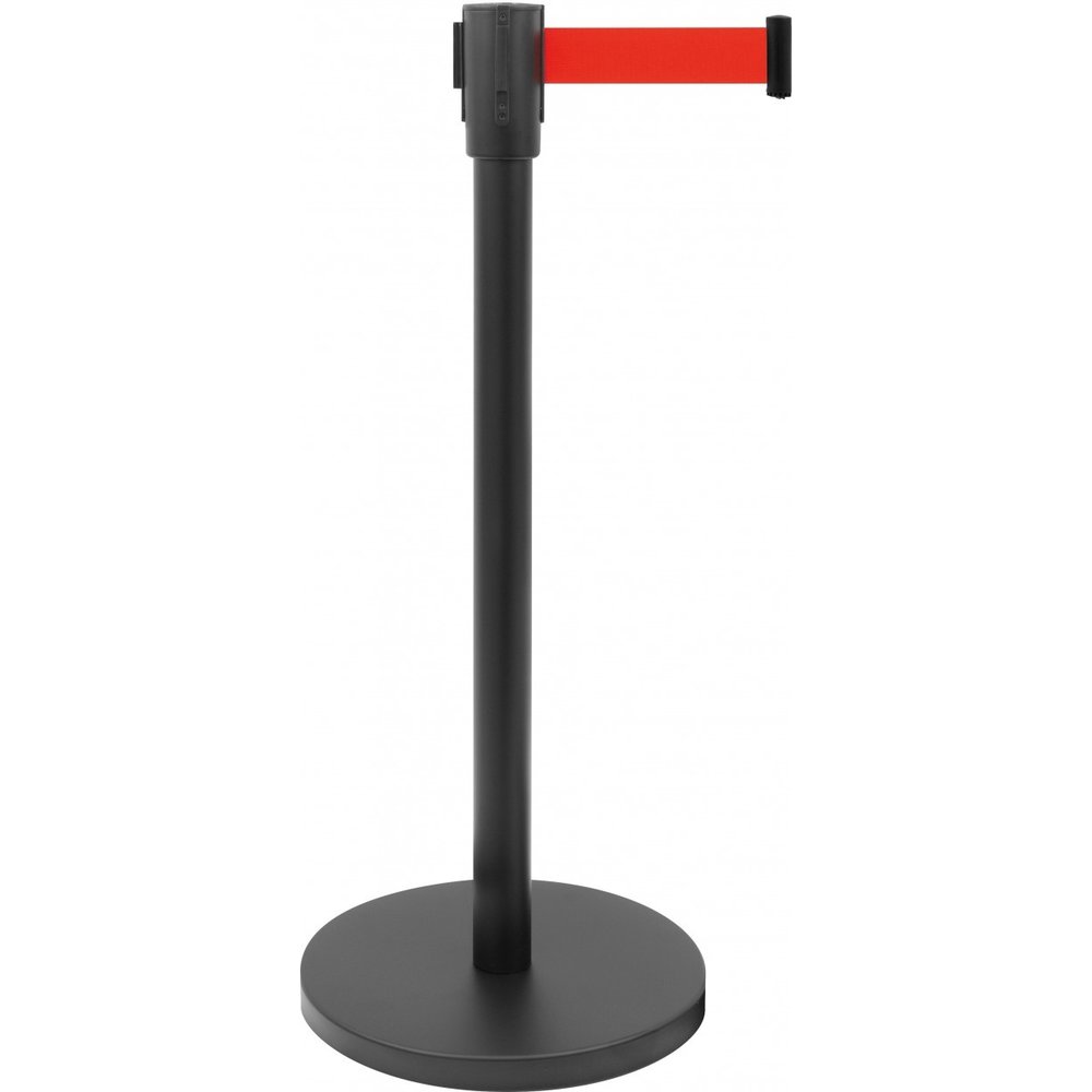 Saro Afzetpaal Met Riem Model AF 206 PR | Riem 1800(b)x47(h)mm | Standaard Ø 360 x H 915 mm