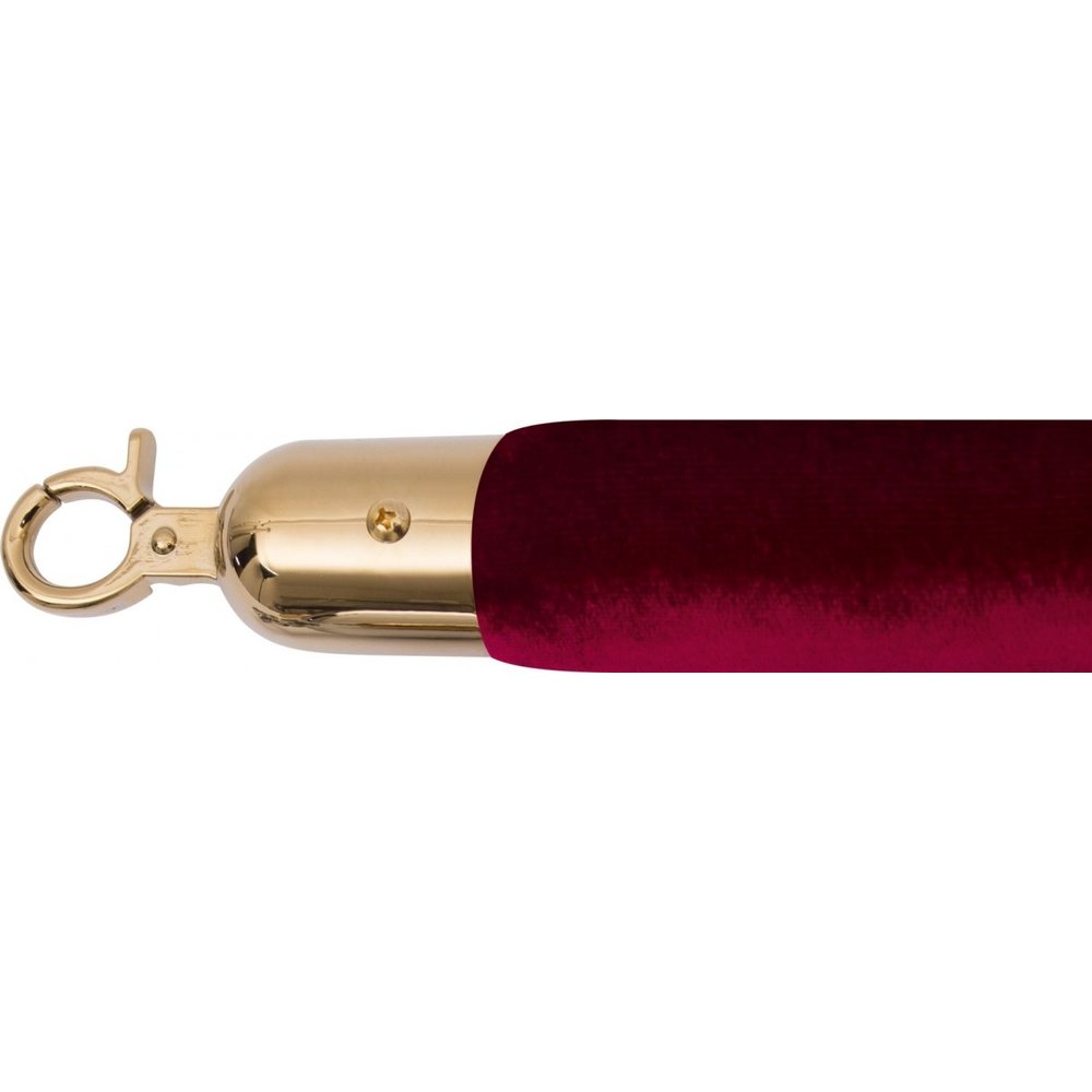 Saro Koord Voor Afzetpaal Rood / Goud AF 221 | Koordlengte 1500mm