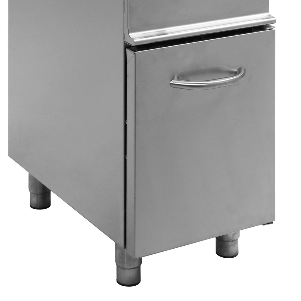 Saro Friteuse | E7/flg | Gas | 17l | 0°c/190°c | 16.5kw | Piëzo Ontsteking | Aftapkraan | 400x700x850(h)mm