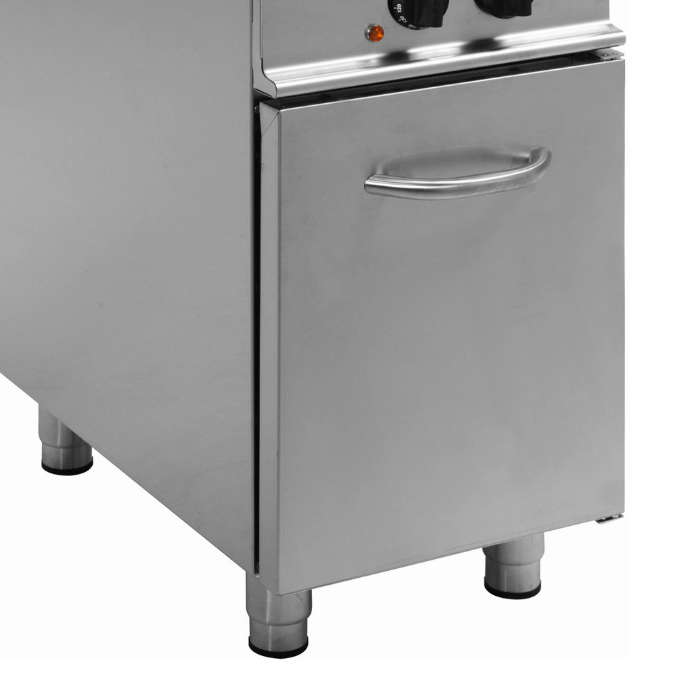 Saro Friteuse | 700er Profi | Elektrisch | 17l | 0°c/190°c | 16.5kw (400v) | Aftapkraan | 400x700x850(h)mm