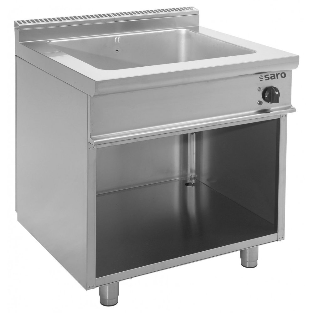 Saro Bain-marie | Elektrisch | 17l | Open Onderstel | 2/1 GN | 3kw | 800x700x850(h)mm