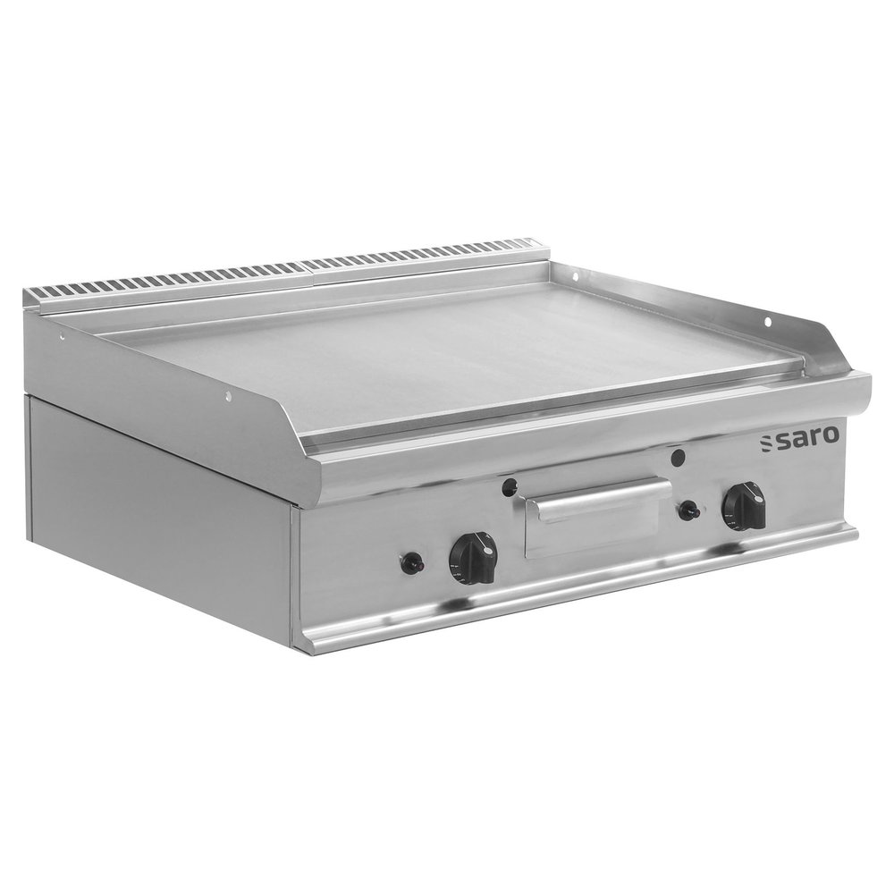 Saro Bakplaat/grillplaat | Gas | E7/ktg2bbl | Glad | 12kw | 800x700x270(h)mm