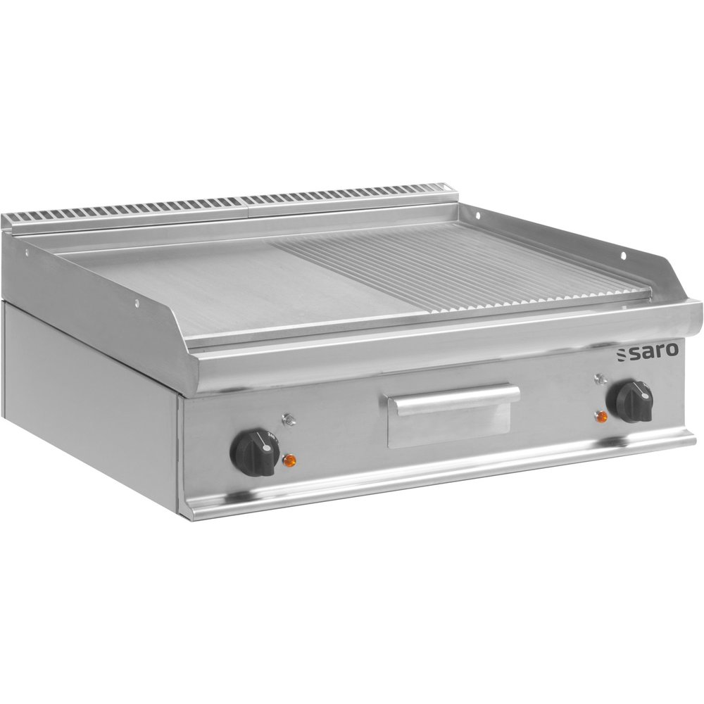 Saro Bakplaat/grillplaat | Elektrisch | E7/kte2bbm | Glad/geribd | 10.8kw | 800x700x270(h)mm