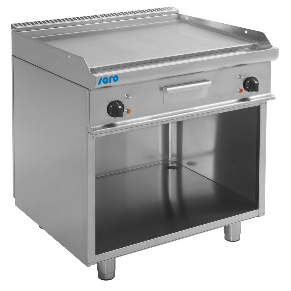 Saro Bakplaat/grillplaat | Elektrisch | Glad | 10.8kw | 800x700x850(h)mm