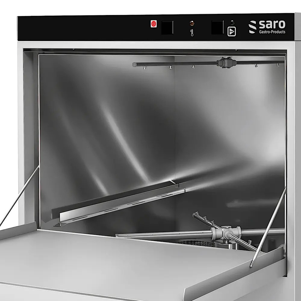 Saro Glazenspoelmachine | München | Mand 350x350 | Zeeppomp | Naglanspomp | 230v | 420x460x600(h)mm
