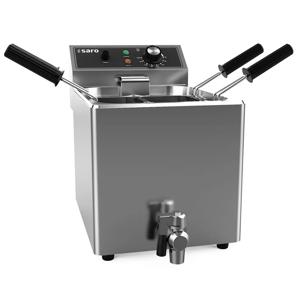 Saro Pastakoker | Asti | Elektrisch | 8L | 0°c/110°c | 3.15kw (230v) | Aftapkraan | 540x470x380h)mm