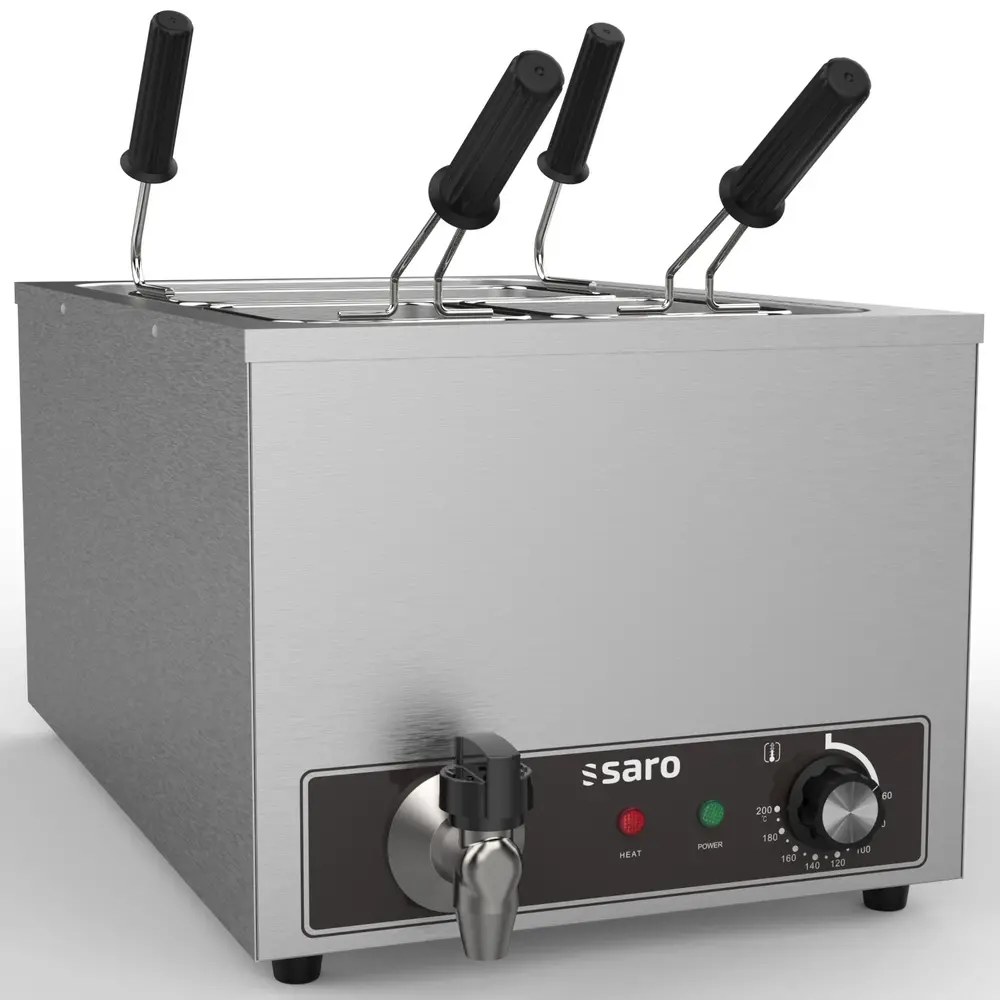Saro Pastakoker | Ragusa | Elektrisch | 25l | 0°c/110°c | 3.2kw (230v) | Aftapkraan | 633x354x289(h)mm