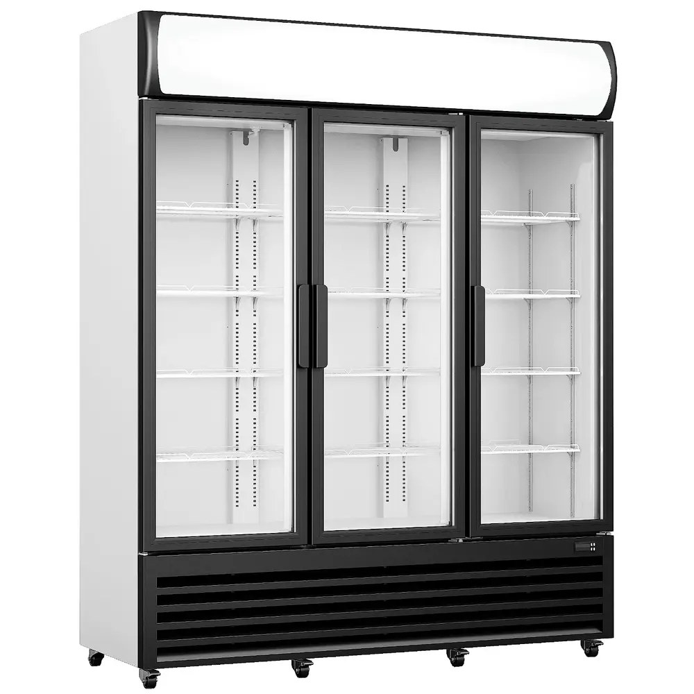 Saro Koelkast | Gtk | 1065l | Zwart/wit | +1°c/+10°c | Statisch + Ventilator | Draaideuren | Wielen (geremd) | 1600x610x1973(h)mm