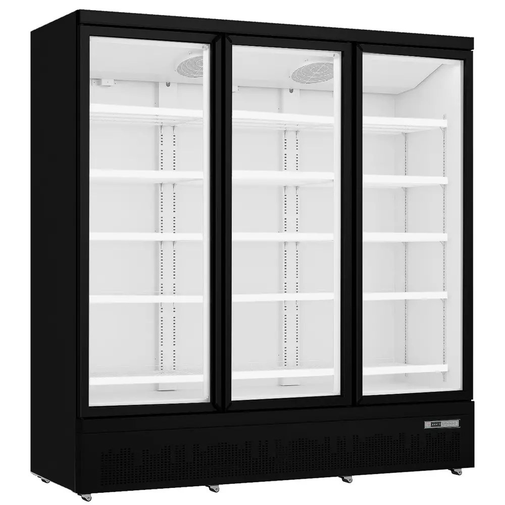 Saro Koelkast | 1664l | Zwart | +1°c/+10°c | Statisch + Ventilator | Draaideuren | Wielen (geremd) | 1880x710x2003(h)mm