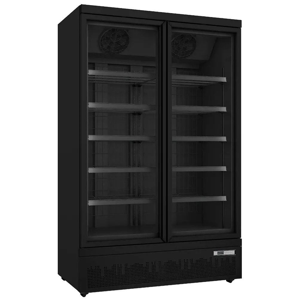 Saro Vrieskast | Gtk Pro | 1006l | Zwart | -15°c/-18°c | Geforceerd | Draaideuren | Wielen (geremd) | 1253x760x2003(h)mm