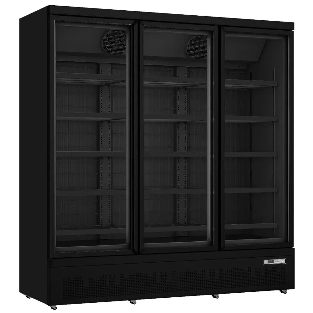 Saro Vrieskast | Gtk Pro | 1563l | Zwart | -15°c/-18°c | Geforceerd | Draaideuren | Wielen (geremd) | 1880x760x2003(h)mm