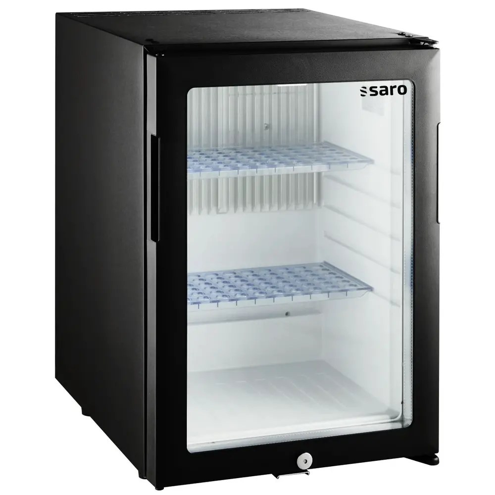 Saro Minibar | Mb-serie | 33l | Zwart | +5°c/+14°c | Absorbtiekoeling | 402x453x560(h)mm