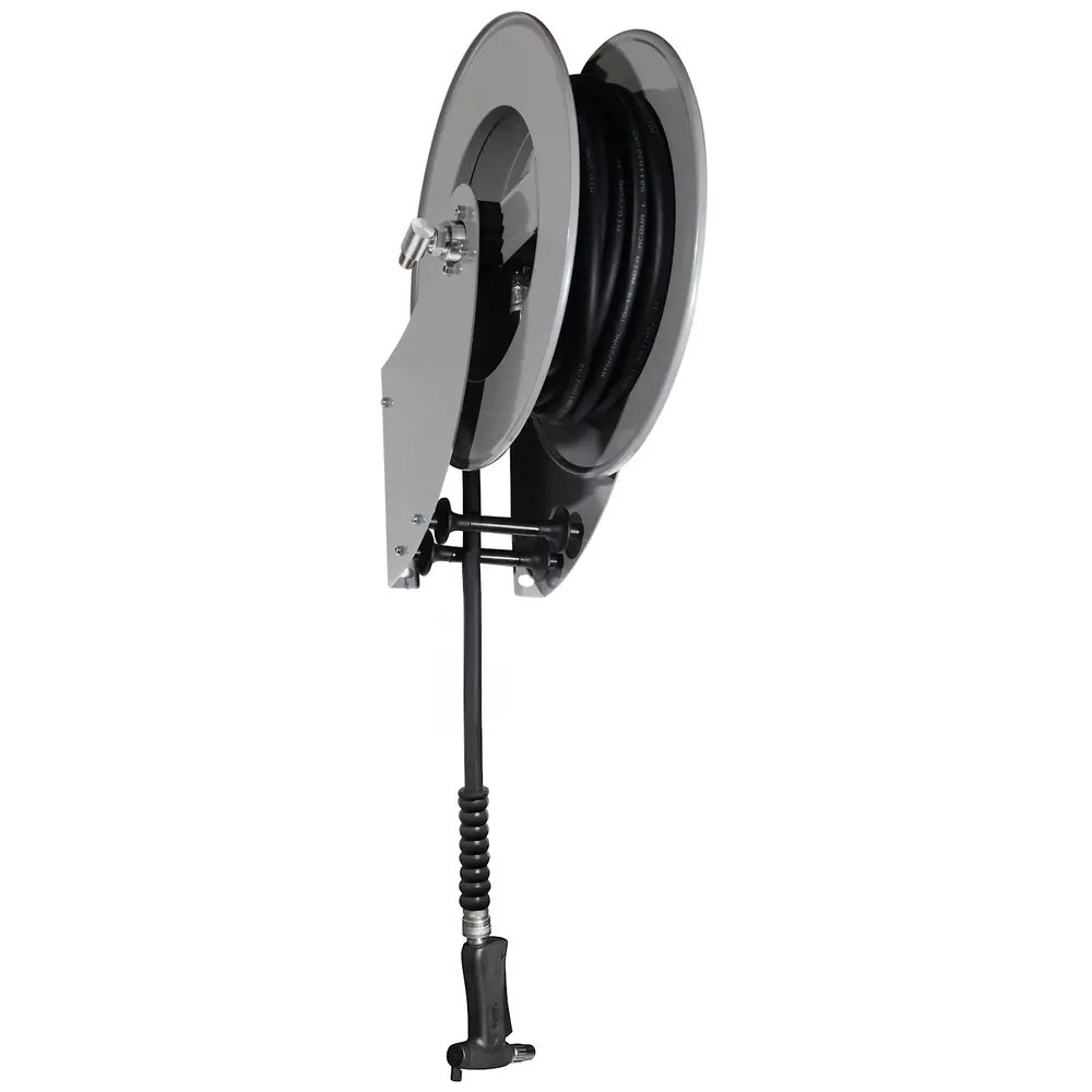 Saro Slanghaspel | Juan | 10m | Automatische Oproller | Max. 6/20 Bar | Incl. Spuitpistool | 220x470x480(h)mm