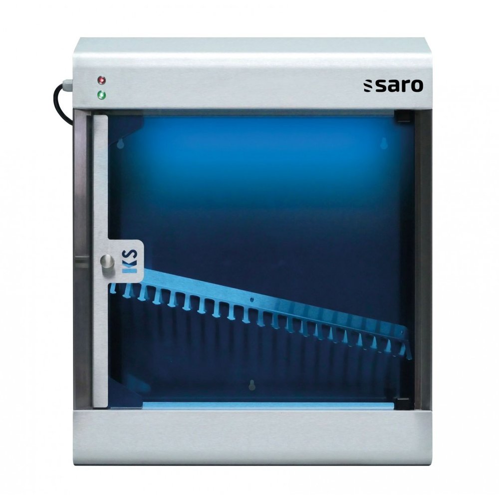 Saro Sterilisatorkast | 150w | Cap: 20 Messen | 1 UV Lamp | 496x607x145(h)mm