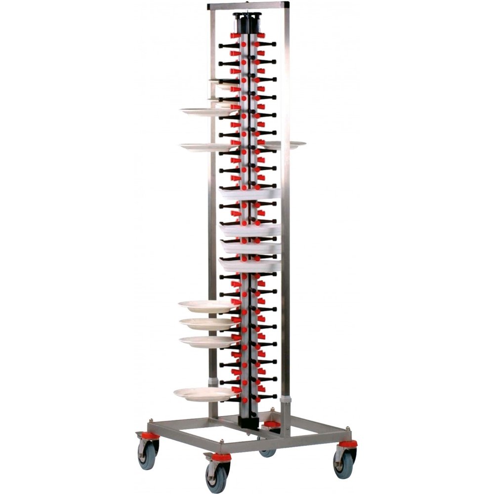 Saro Bordenrek Plate Rack Plate Mate | Cap: 84 Borden | 650x650x1870(h)mm