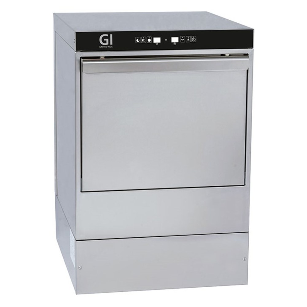 Gastro-inox Glazenwasser | Mand 400x400mm | 230v | Afvoerpomp | Zeeppomp | Naglanspomp | Breaktank | 470x510x710(h)mm