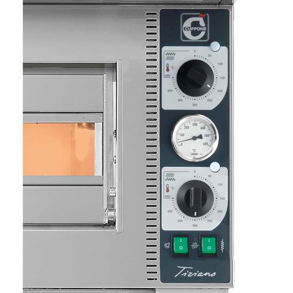 Cuppone Pizzaoven | Cuppone Tiziano | 4 ø200mm | 230v | 2.1kw | 700x560x390(h)mm