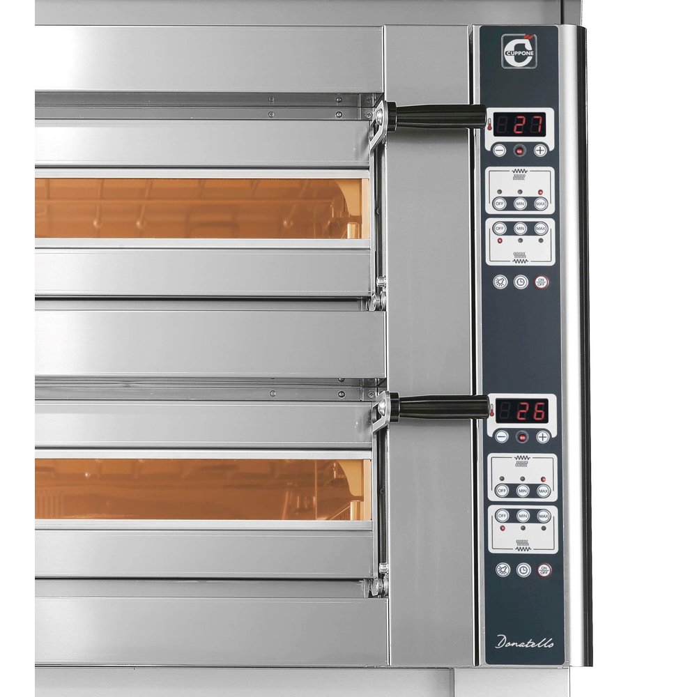Cuppone Pizzaoven | Cuppone Tiepolo | 6+6 ø350mm | 400v | 15.8kw | 1380x910x730(h)mm