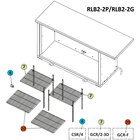 Clips (kit 4 Stuks) Steunroosters Rlb...