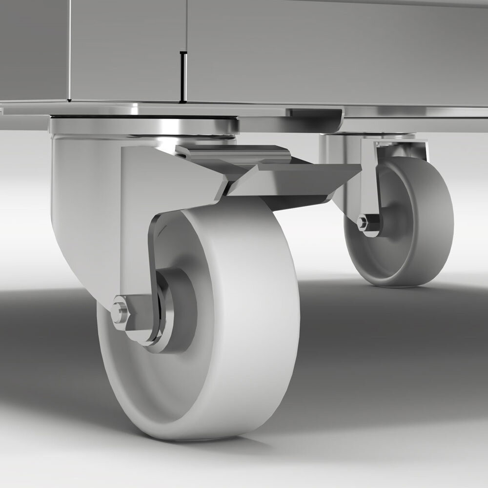 Diamond Koelkast | Gold Line Evo | 1400l (2/1 Gn) | Rvs | -2°c/+8°c | Geforceerd | Wielen (geremd) | 1440x840x2020(h)mm
