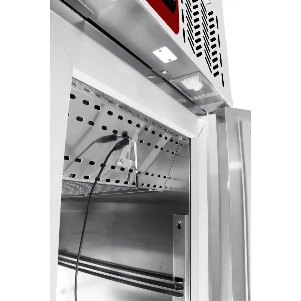 Diamond Vriesvitrine | Panoramicline | 480l | Wit | -5°c/-20°c | Geventileerd | 6 Niveaus | Wielen | 800x630x1850(h)mm