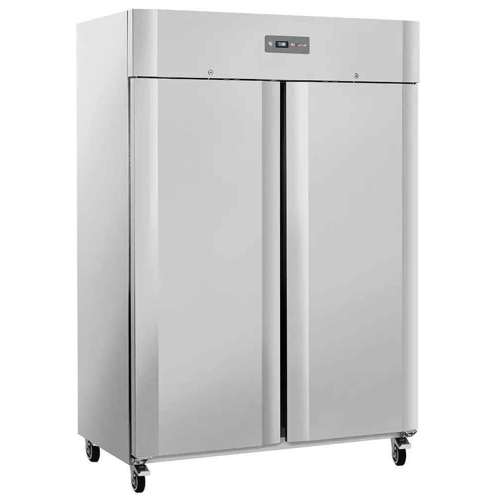 Diverso by Diamond Koelvitrine | 120l | Rvs/zwart | +1°c/+12°c | Geforceerd | 3 Niveaus | 695x570x685(h)mm