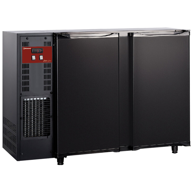 Diamond Wijnkoelvitrine | Doorgeefsysteem | 530l (112x 75cl) | Aluminium | +4°c/+16°c | 860x530x1851(h)mm