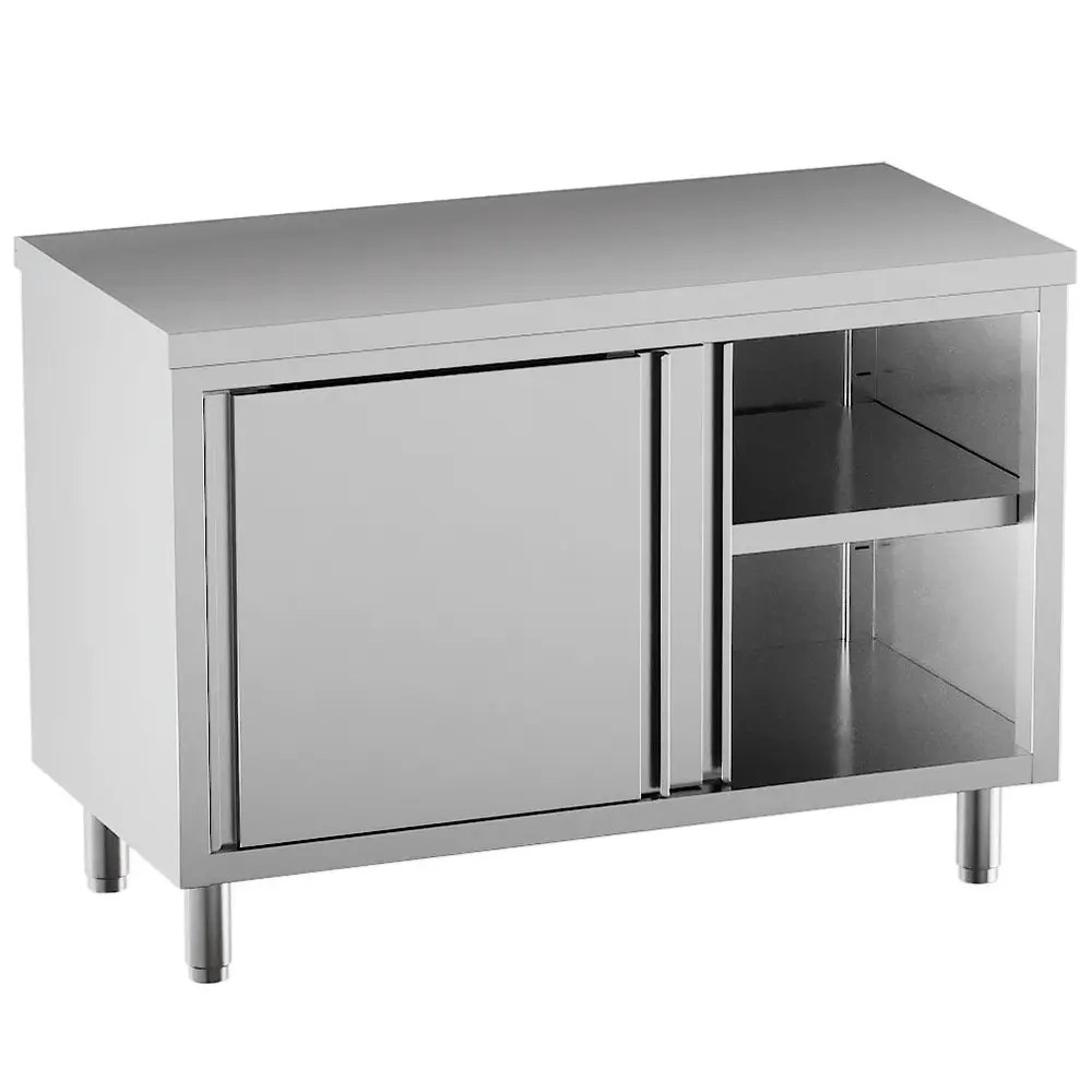 Diamond Werktafel | Standard Line Evo | Rvs | Diepte 600 | Hoogte 865 | Breedte 1000-1400 | Zelfmontage