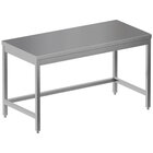 Diamond Werktafel | Standard Line Evo | Rvs | Diepte 600 | Hoogte 865 | Breedte 1000-1400 | Zelfmontage