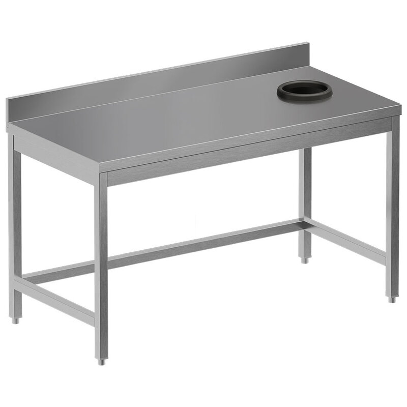 Afdruimtafel Met Afvalgat + Achteropstand