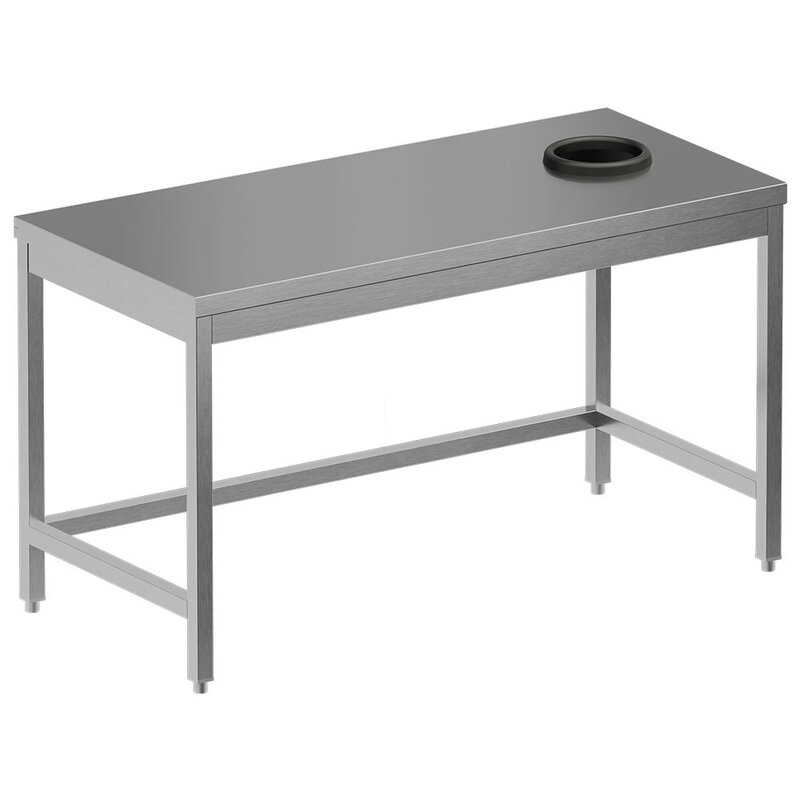 Afdruimtafel Met Afvalgat