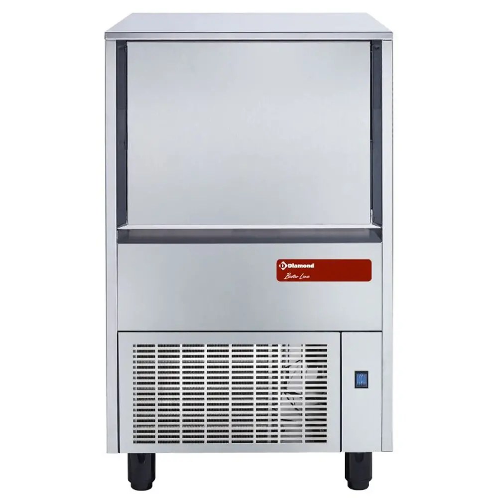 Diamond Ijsblokjesmachine | Holle Blokjes (20g) | 48kg/24u | Bunker 25kg | Luchtgekoeld | 513x557x811/976(h)mm
