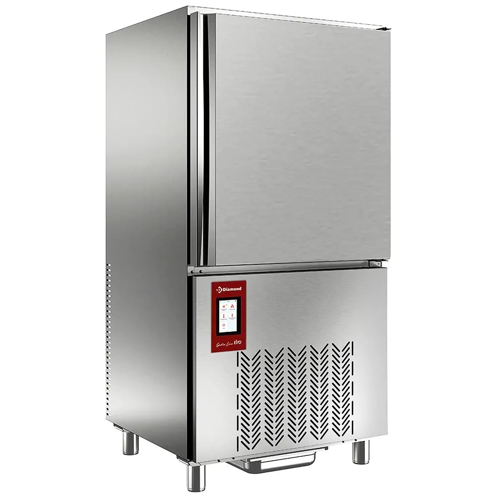 Diamond Wandkoeling | Mandy | Grijs | +4°c/+6°c | Geforceerd | 4 Schappen | 1.07kw | 1000x750x1290(h)mm