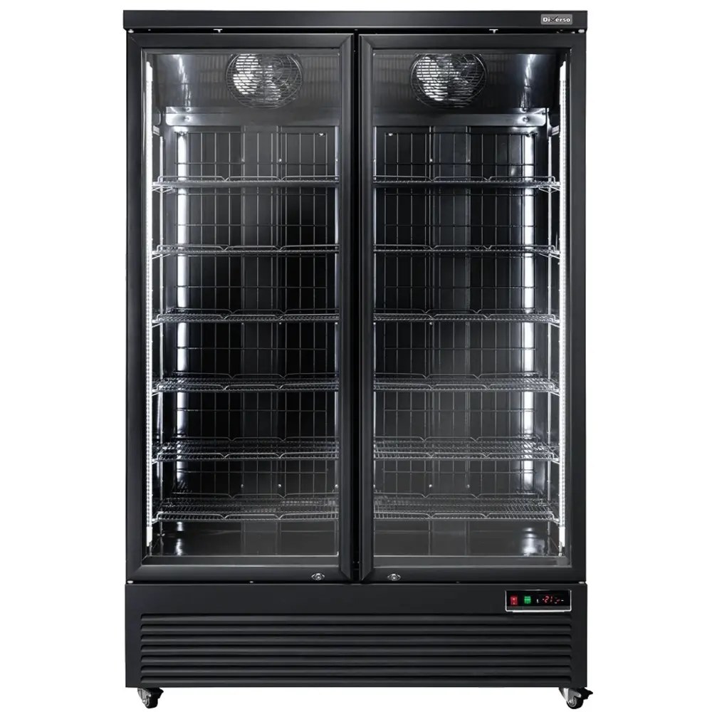 Diverso by Diamond Koelkast | 615l | Zwart | +1°c/+10°c | Geforceerd | Wielen (geremd) | 750x740x2040(h)mm