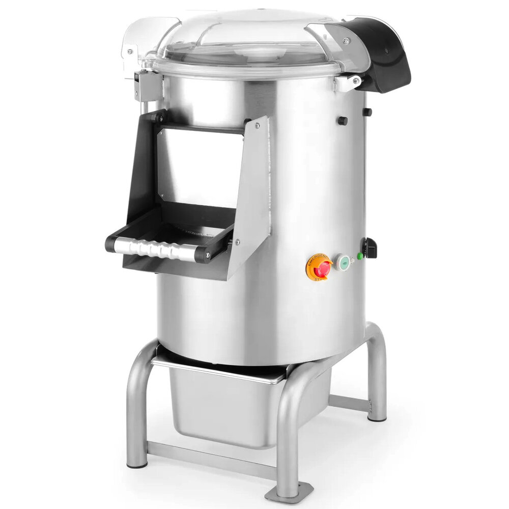 Hendi Aardappelschilmachine | Kitchenline | 140-200kg/u | Lading 10kg | 0.75kw (230v) | 540x622x857(h)mm