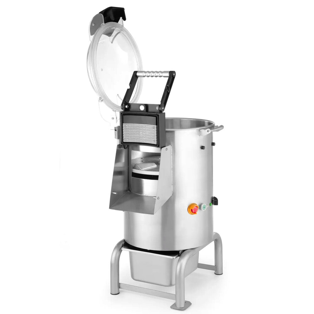 Hendi Aardappelschilmachine | Kitchenline | 140-200kg/u | Lading 10kg | 0.75kw (230v) | 540x622x857(h)mm