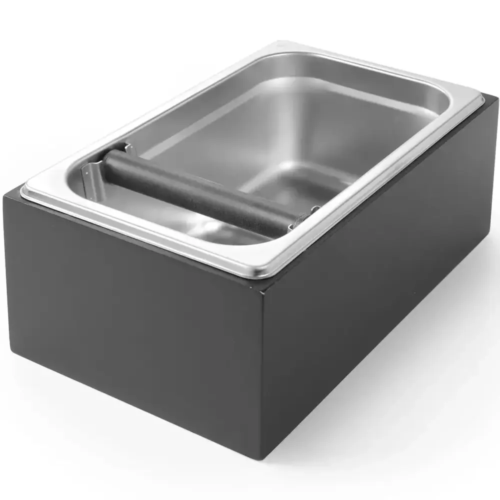 Hendi Afklopbak | Rvs/siliconen | 1/4 GN | Houten Frame | 275x175x110(h)mm