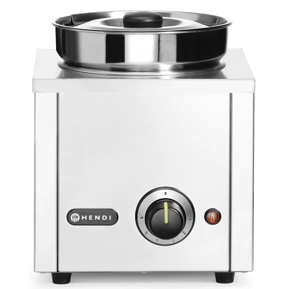 Hendi Hotpot Bain-marie | Thermosystem | 1x 4L (ø215mm) | 30°c/85°c | 0.2kw (230v) | 256x312x298(h)mm