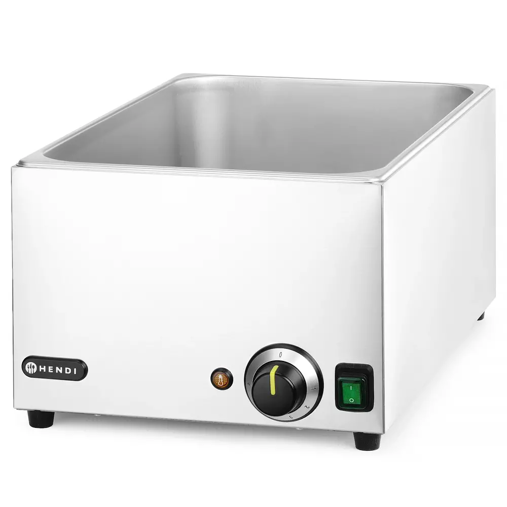 Hendi Bain-marie | Ranger | Elektrisch | 1/1 GN | 30°c/85°c | 1kw (230v) | 332x590x241(h)mm