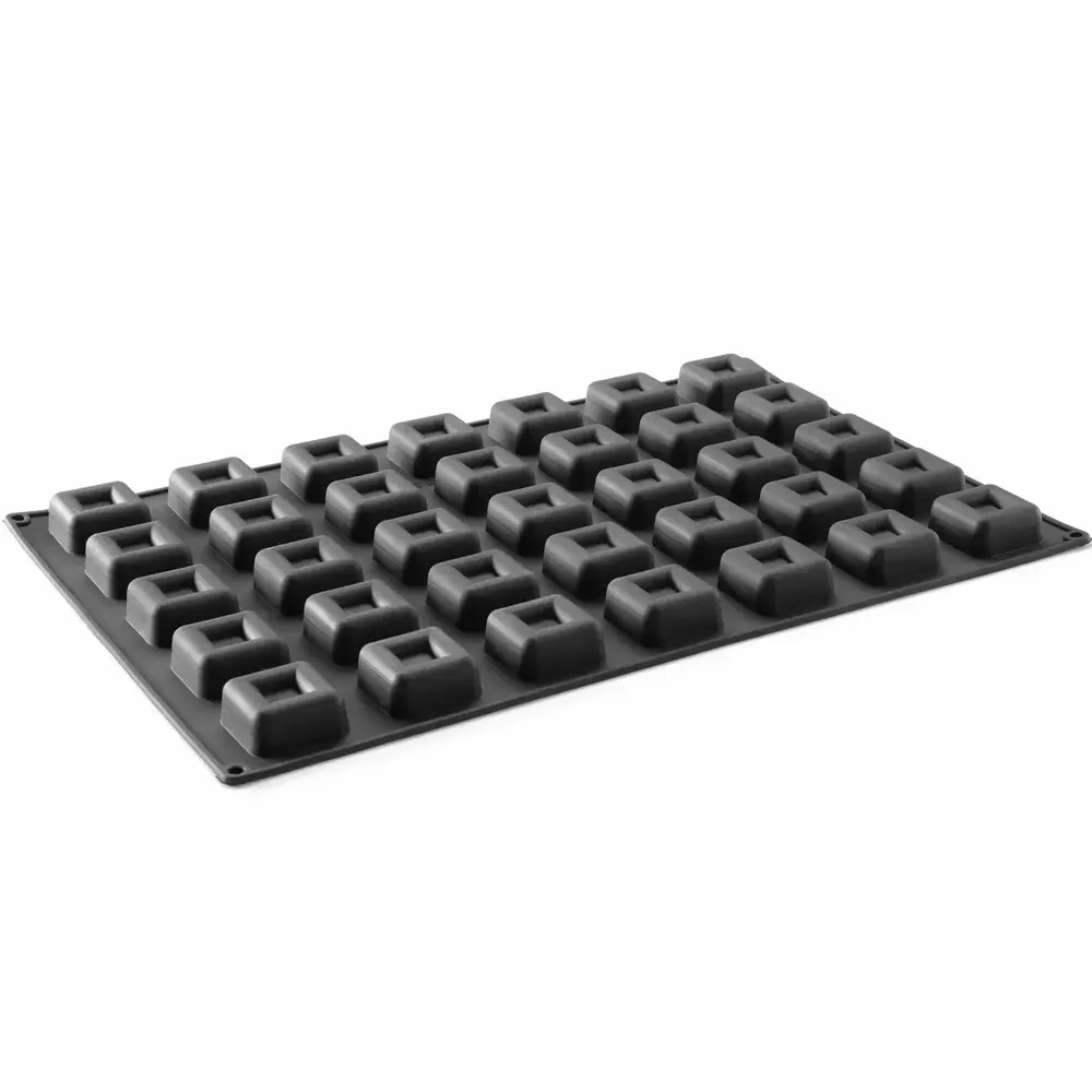 Hendi Bakvorm | Siliconen | Cap. 35 Taartjes | 570x375x25(h)mm