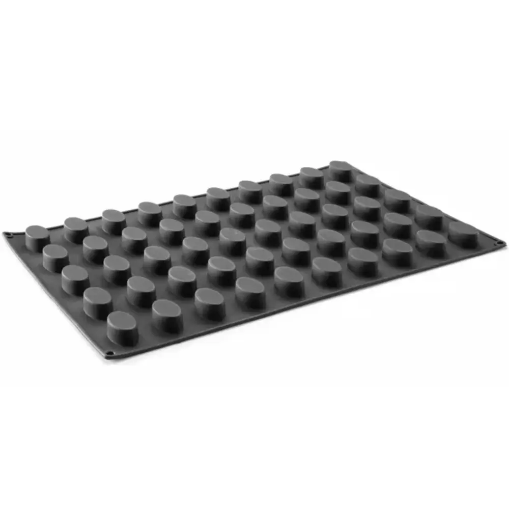 Hendi Bakvorm | Siliconen | Cap. 50 Ovale Taartjes | 570x375x20(h)mm