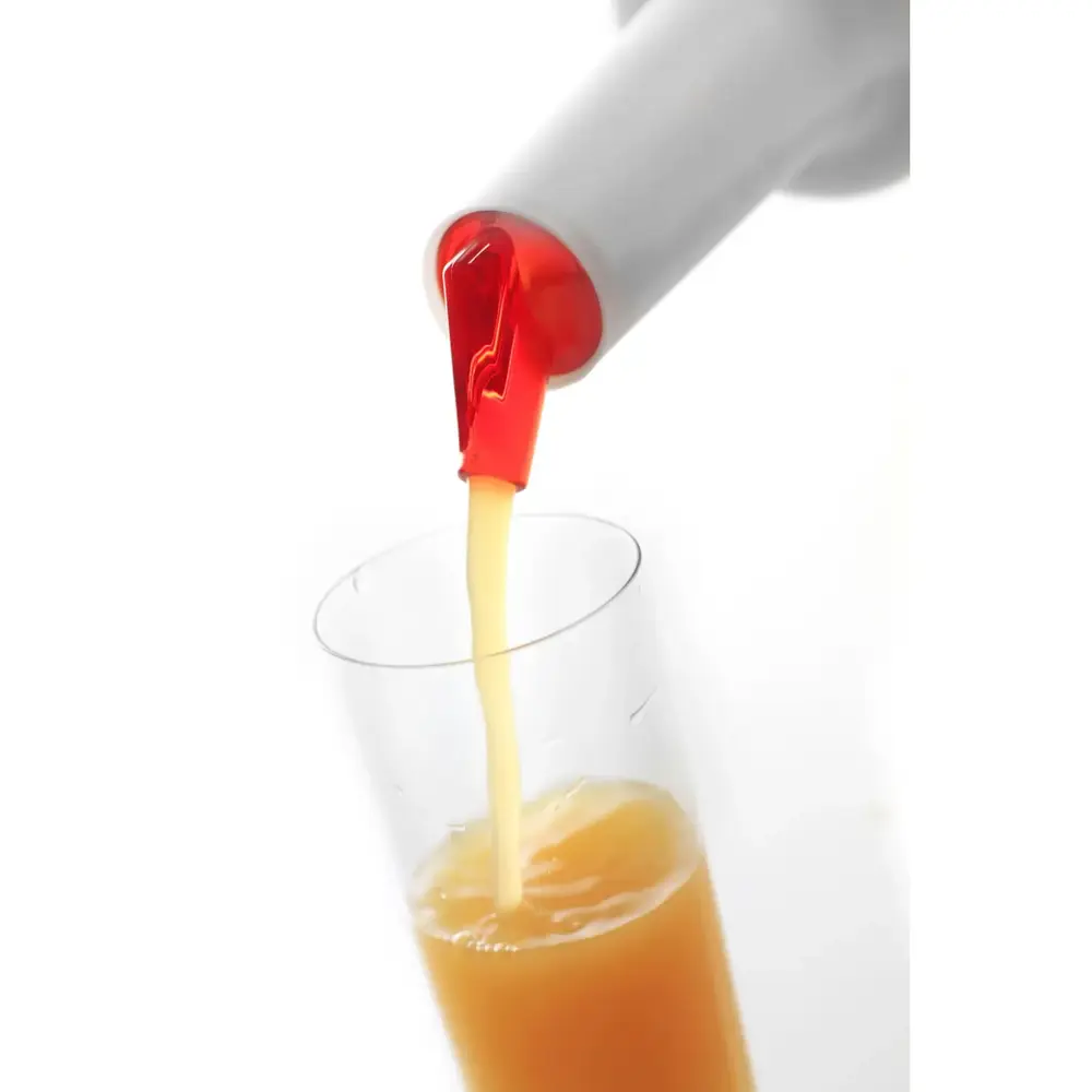 Hendi Bar Opslagfles | Barup | Kunststof | Wit | 0.8l | Div. Kleuren Schenktuiten | ø90x300(h)mm