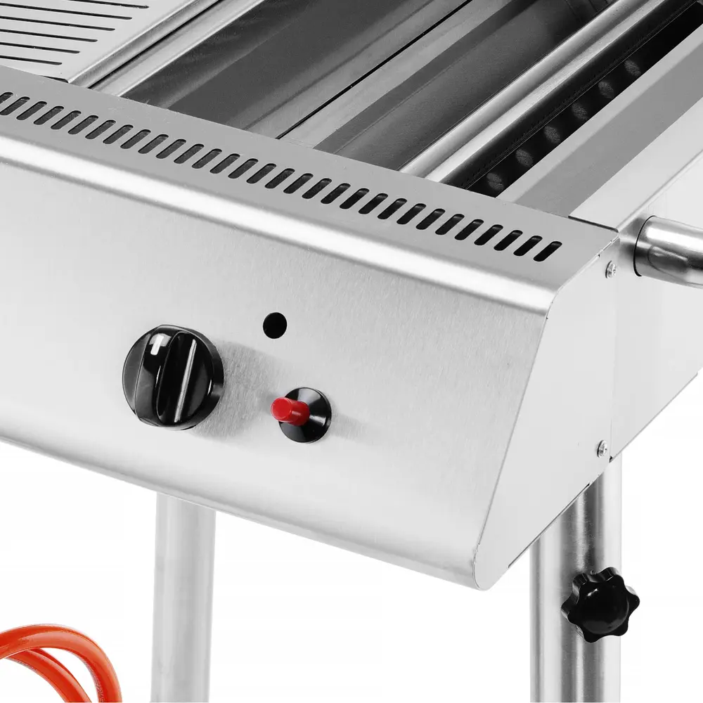 Hendi Barbecue | Xantos | Propaangas | 2 Roosters (540x540) | 2 Branders | 9.5kw | 770x710x870(h)mm